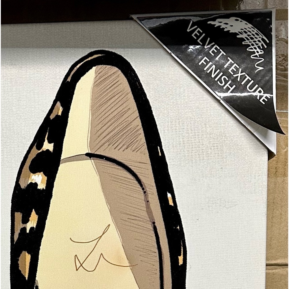 Artist Oliver Gal FASHION Animal Print High Heels Shoes Wall Art Picture - Picture 4 of 6